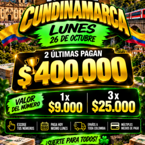 LUNES X CUNDINAMARCA